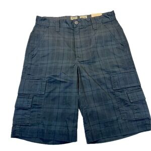 RedHead Macks Creek Cargo Shorts Mens 30 Plaid Dark Gray 612RHS13-1435SH NWT